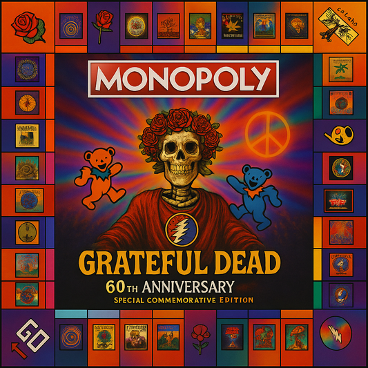 🎁Monopoly:Grateful Dead – 60th Anniversary Special Commemorative Edition