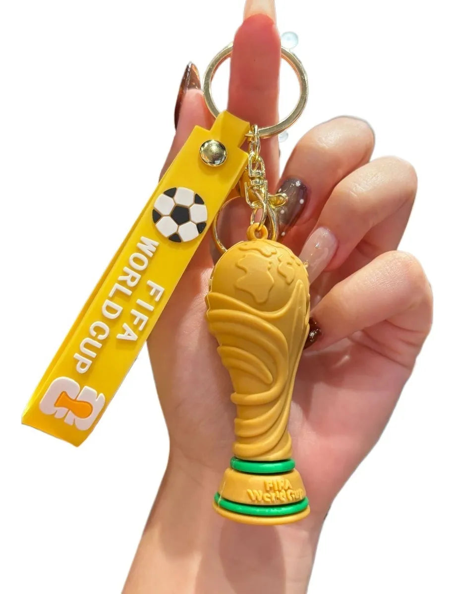 2026 World Cup keychain cartoon mascot pendant fan merchandise car decoration