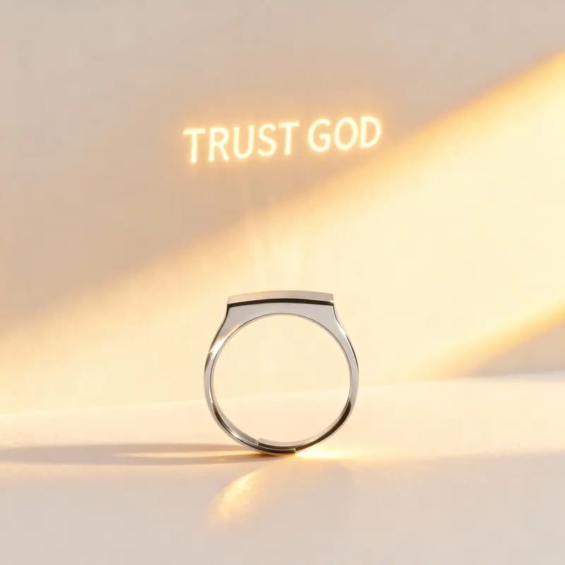 Last Day Promotion 49% OFF - ✝️Faith Shining Ring