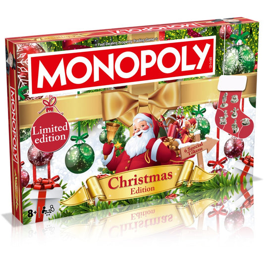🎁🎄Monopoly Christmas Edition– Limited Holiday Collector’s Board Game (Family Christmas Gift)