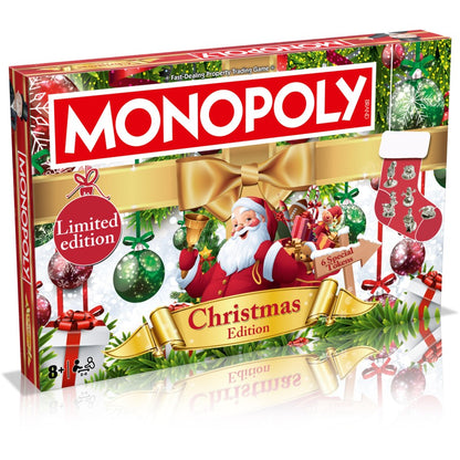 🎁🎄Monopoly Christmas Edition– Limited Holiday Collector’s Board Game (Family Christmas Gift)