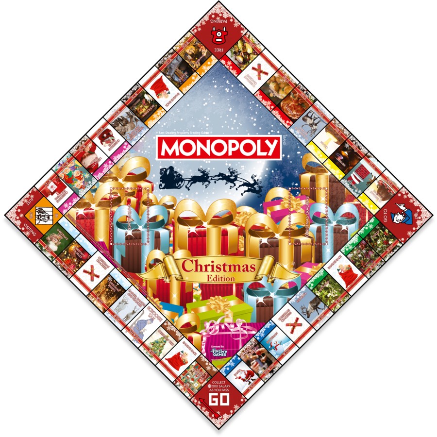 🎁🎄Monopoly Christmas Edition– Limited Holiday Collector’s Board Game (Family Christmas Gift)