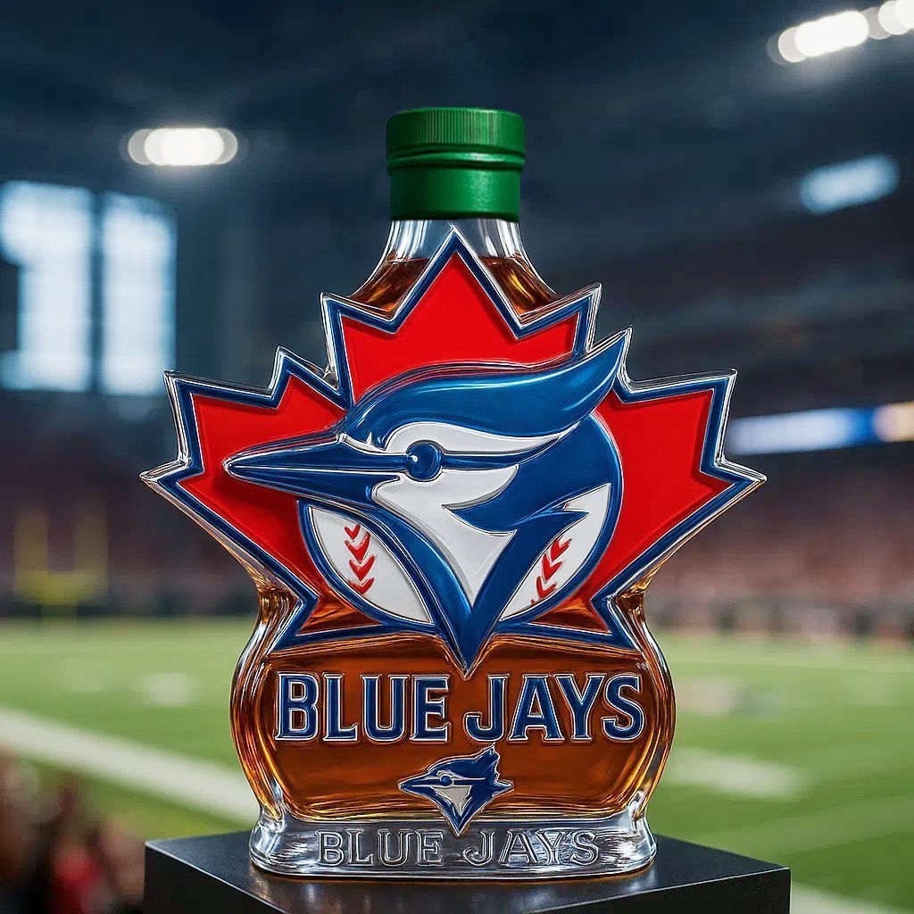 Blue Jays Whiskey Bottle