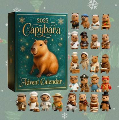 🐾 2025 Capybara Advent Calendar – 24 Days of Cozy Surprises! 🎁