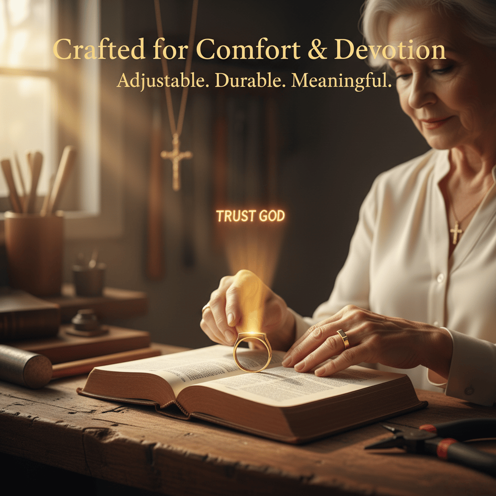 Last Day Promotion 49% OFF - ✝️Faith Shining Ring