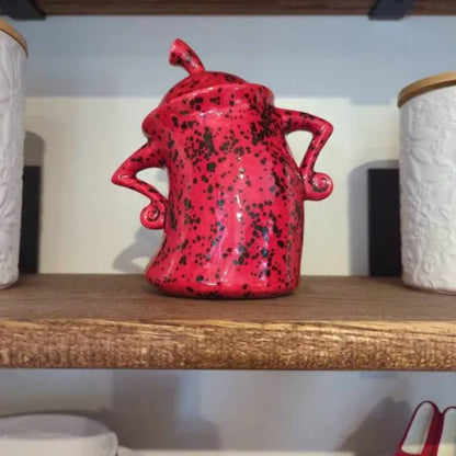 Handmade Canister With Attitude