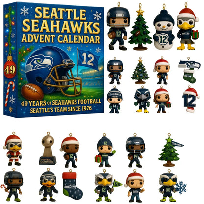 🏈NFL Team🎁2025 Seattle Seahawks Advent Calendar