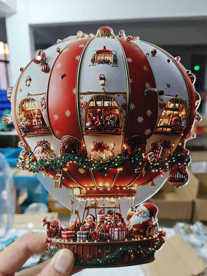 🎈2D Acrylic Christmas Hot Air Balloon Decoration💋