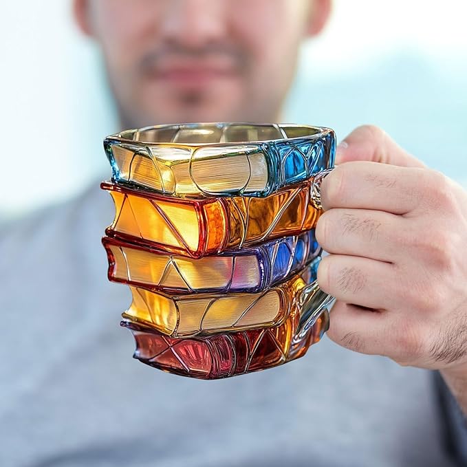 Christmas Limited Sale 49% OFF!!📚3D Painted Book Mug🍵