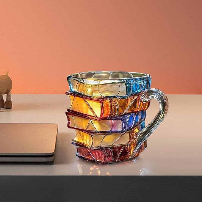 Christmas Limited Sale 49% OFF!!📚3D Painted Book Mug🍵