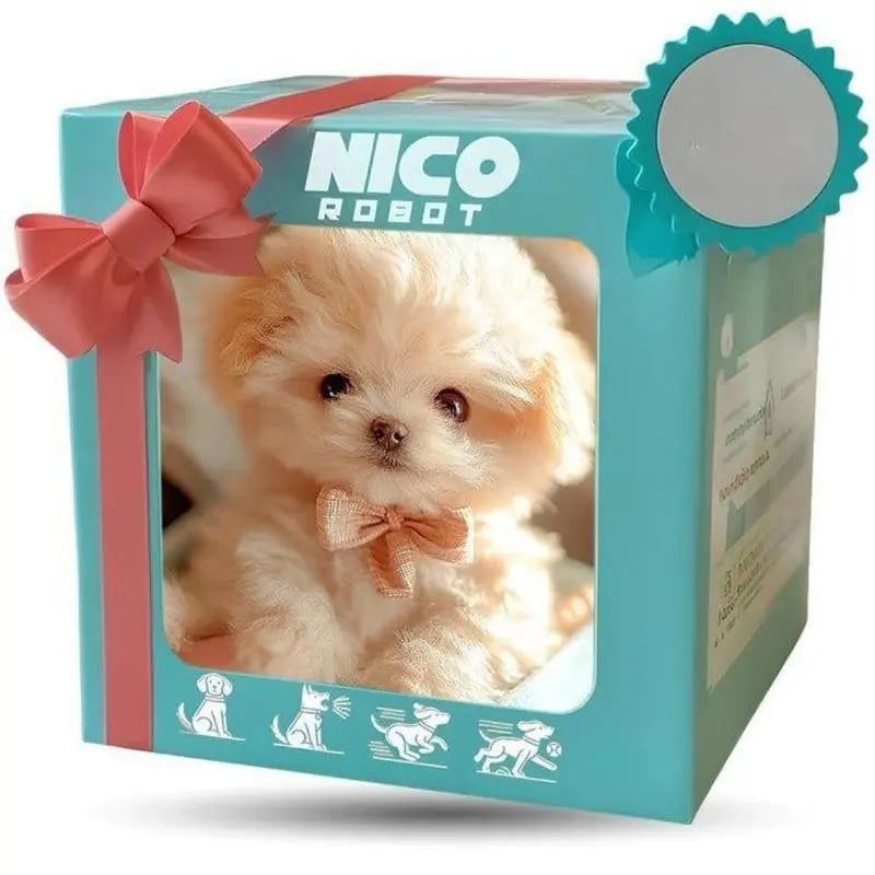 Top Christmas Gift 2025 🎅 - 🐶New Realistic Robotic Dog Plush Toy – Interactive Puppy That Walks, Barks & Wags Tail