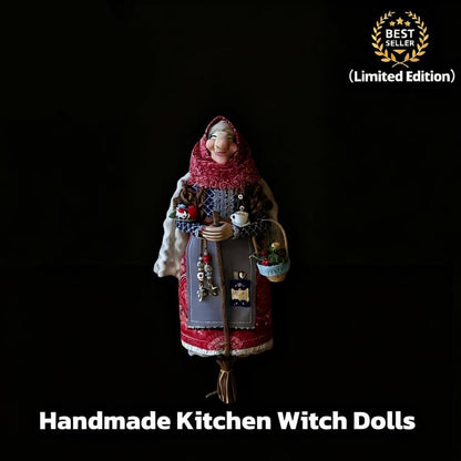 ✨Limited Edition – Only 1000 Handmade Kitchen Witch Dolls Left! 🧙