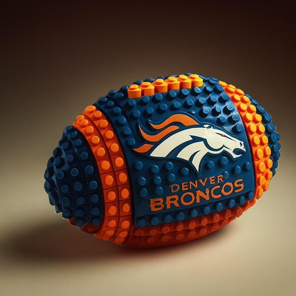 NFL Team Building Block Football Set DDT CTND