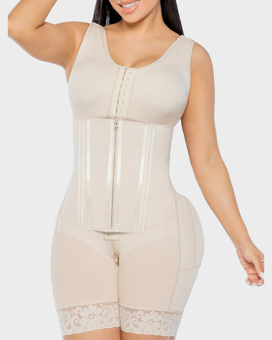 Double Tummy Control Full Body Shapewear