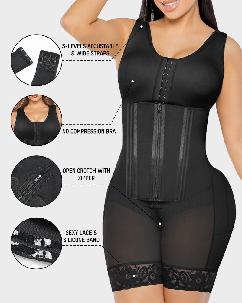 Double Tummy Control Full Body Shapewear