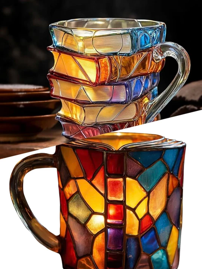 Christmas Limited Sale 49% OFF!!📚3D Painted Book Mug🍵