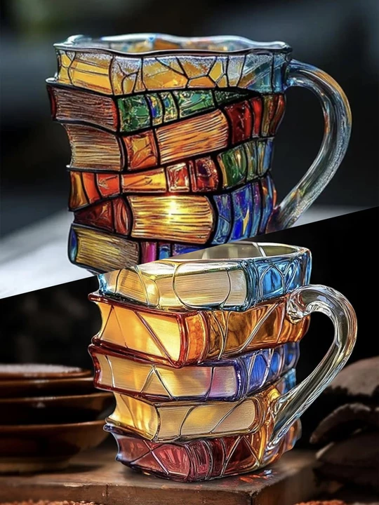 Christmas Limited Sale 49% OFF!!📚3D Painted Book Mug🍵