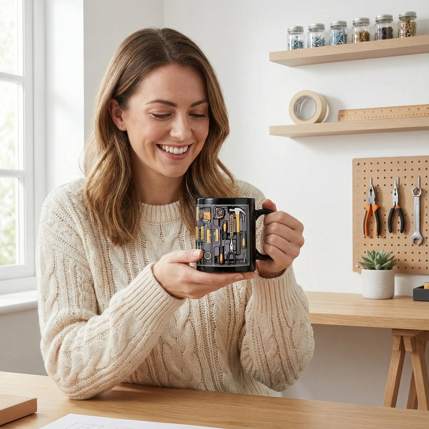 🎄Christmas Sale 50% OFF🎁Novelty Toolbox Coffee Mug for Stress-Free Home Calm Thoughtful Gift