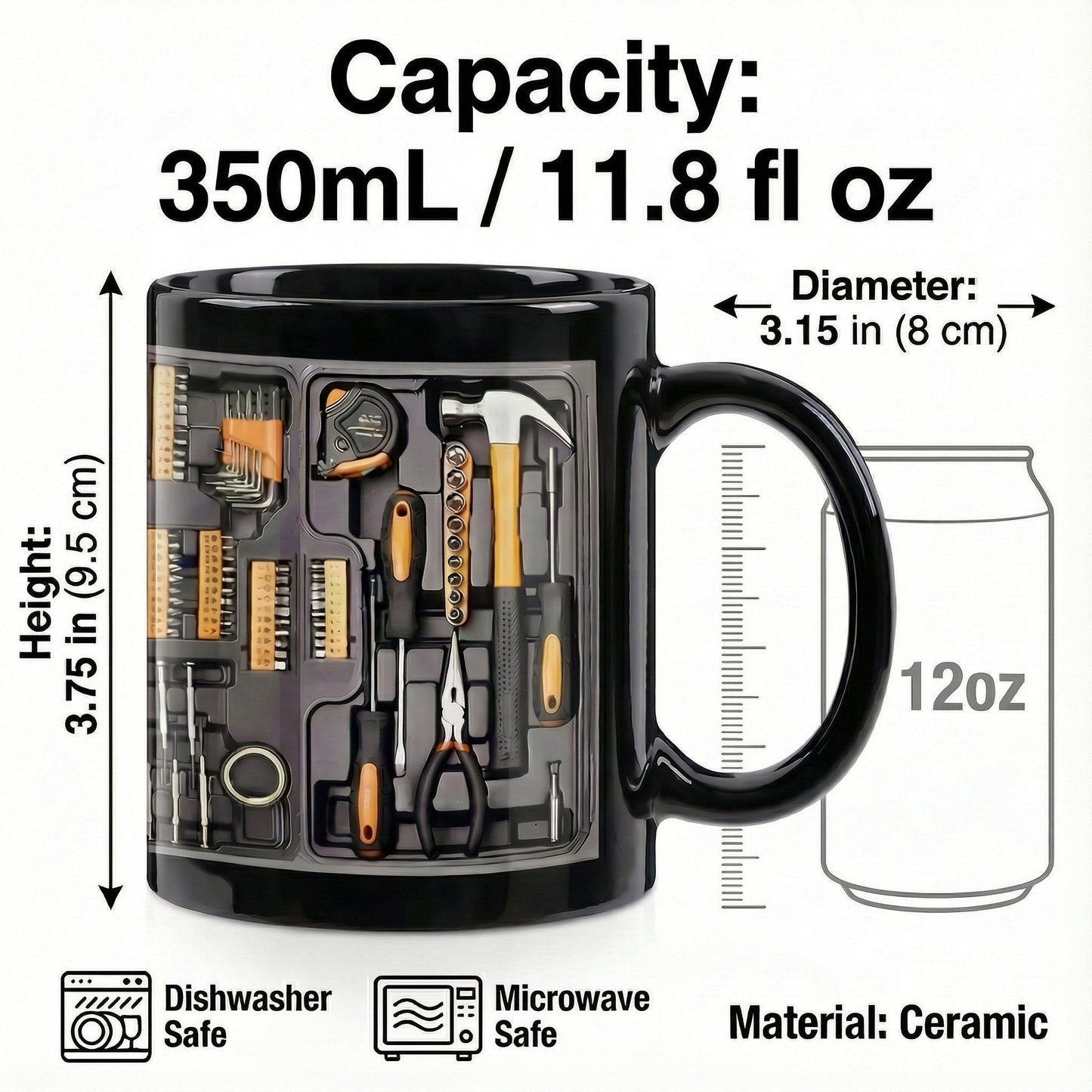 🎄Christmas Sale 50% OFF🎁Novelty Toolbox Coffee Mug for Stress-Free Home Calm Thoughtful Gift