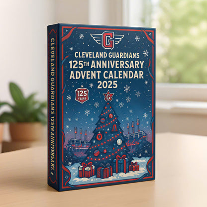 Cleveland Guardians Advent Calendar 2025 125TH ANNIVERSARY Christmas Gift, Christmas Idea