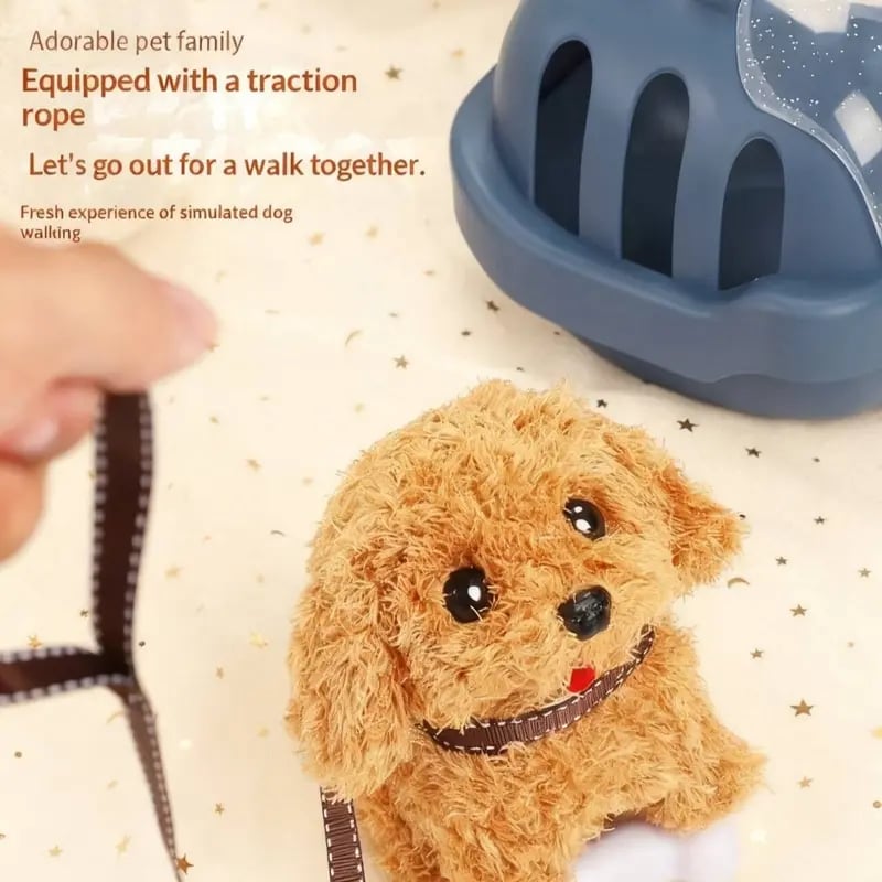 Top Christmas Gift 2025 🎅 - 🐶New Realistic Robotic Dog Plush Toy – Interactive Puppy That Walks, Barks & Wags Tail