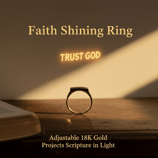 Last Day Promotion 49% OFF - ✝️Faith Shining Ring