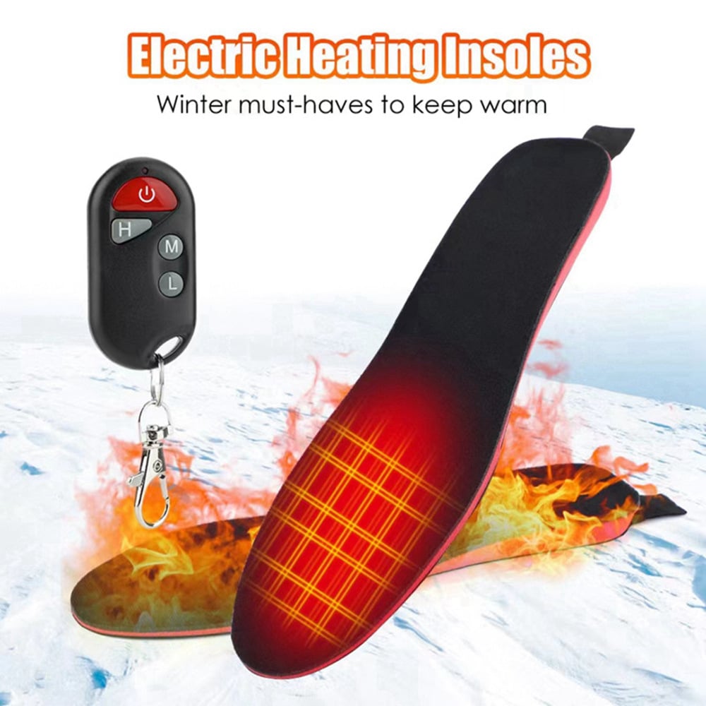 Heated Insoles with Remote Control 3 Heat Settings